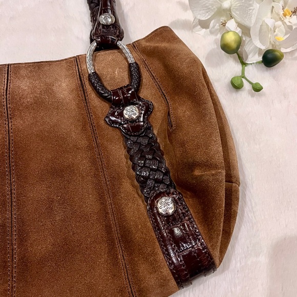 ✨🤎✨ BRIGHTON Leather Suede Handbag ✨🤎✨ - Picture 12 of 13